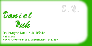 daniel muk business card